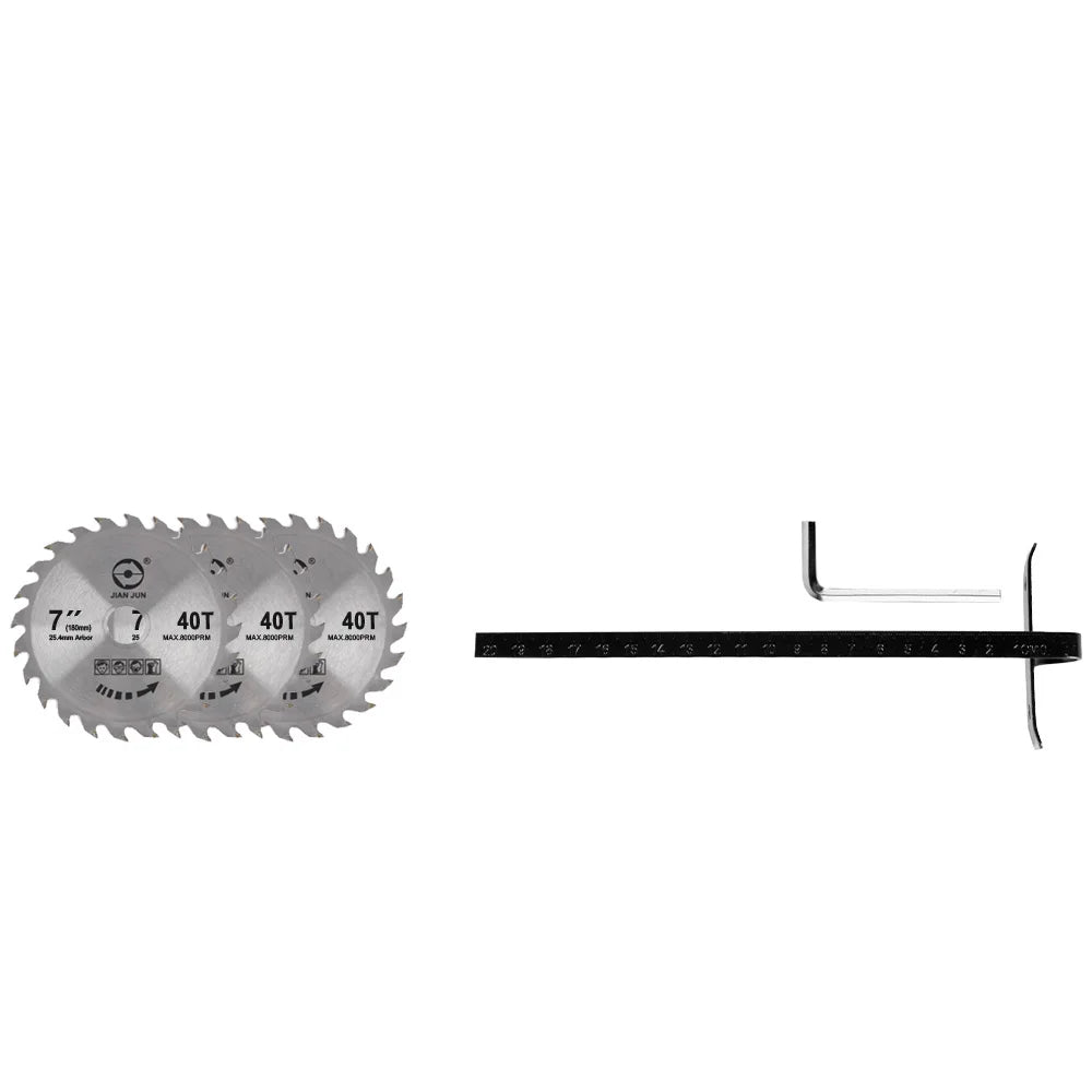YOFIDRA 10800RPM 5/7 Inch Electric Circular Saw Handheld Multifunction Rechargeable Cutting Machine For Makita Battery Pin