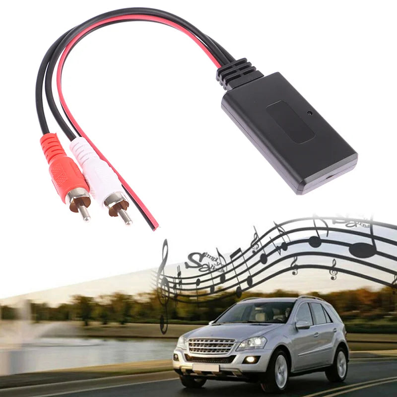 For 2RCA Interface Vehicles 12V Car Universal Wireless Bluetooth Module Music Adapter Audio Cable Stereo 2RCA Wireless