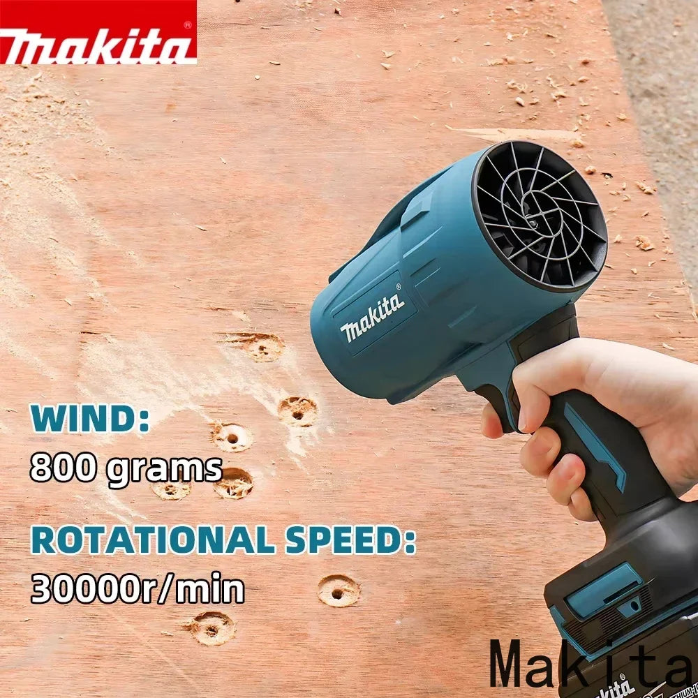 Makita 30000RPM Violent Blower Turbo Jet Fan 18V Electric Air Duster Wind Speed Turbo Rechargeable Cleanin Tool