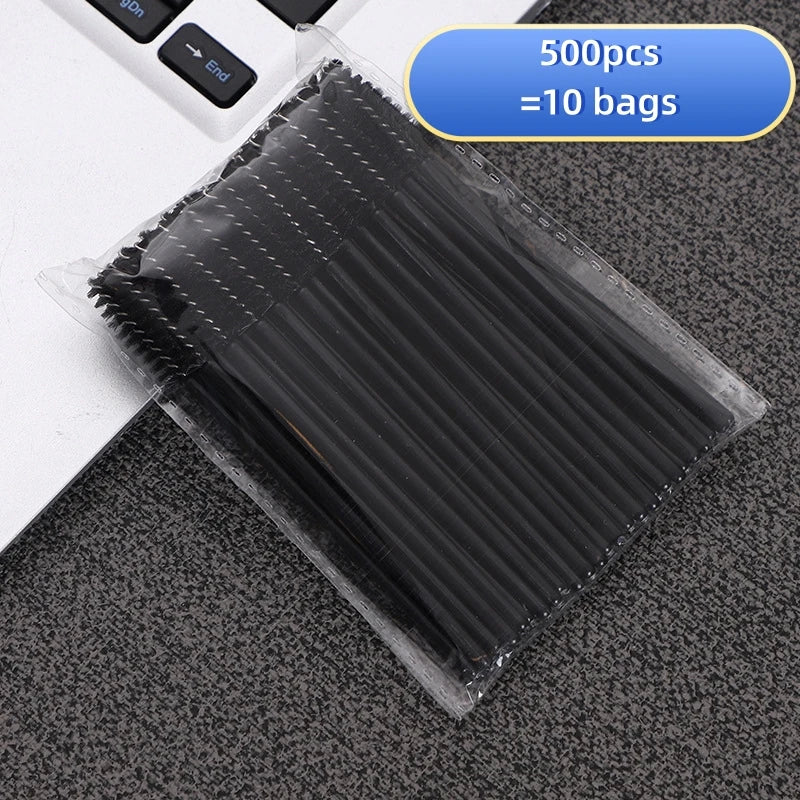 100/200/500Pcs Crystal Eyelashes Brush Comb Disposable Eye Lashes Extension Mascara Wands Makeup Professional Makeup Beauty Tool