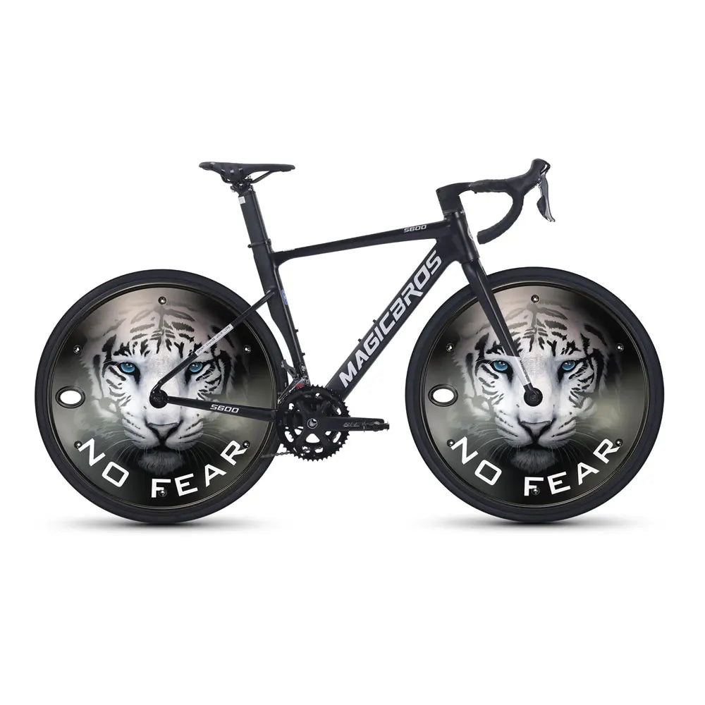MAGICBROS 700C Wheel Cover Unisex Single Speed Gravel Road Bike 40MM 50MM 60MM 70MM Fixed Gear Bike 700C Closed Wheel Rim Cover