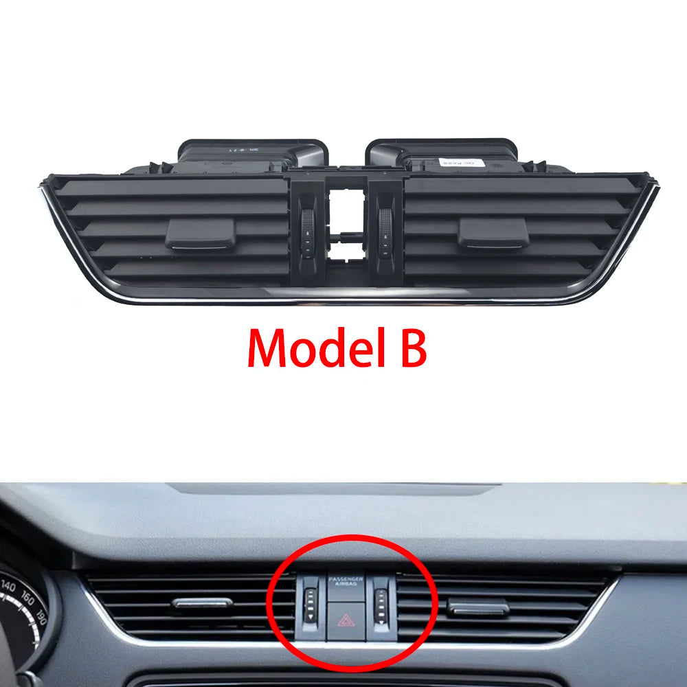 Y Octavia 2015-2021 Car Front Center Dashboard Air Conditioning AC Vent Grille Outlet Assembly For Skoda 5E0820951 5E0820951CZLL
