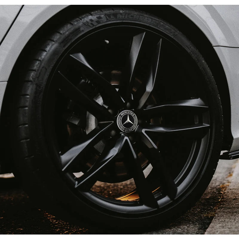 1Set Car Wheel Stickers 56mm Auto Center Hub Cap Decal For Mercedes Benz AMG Smart W205 C300 W203 W206 W108 W124 W126 W140 W168