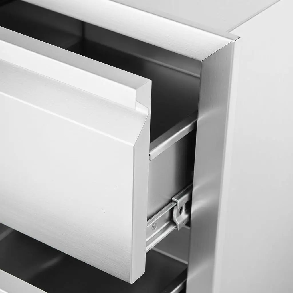 Outdoor Kitchen Stainless Steel Drawer with 3 Stainless Steel Storage Drawers 38X48X65 cm Chest of Drawers for Cooking