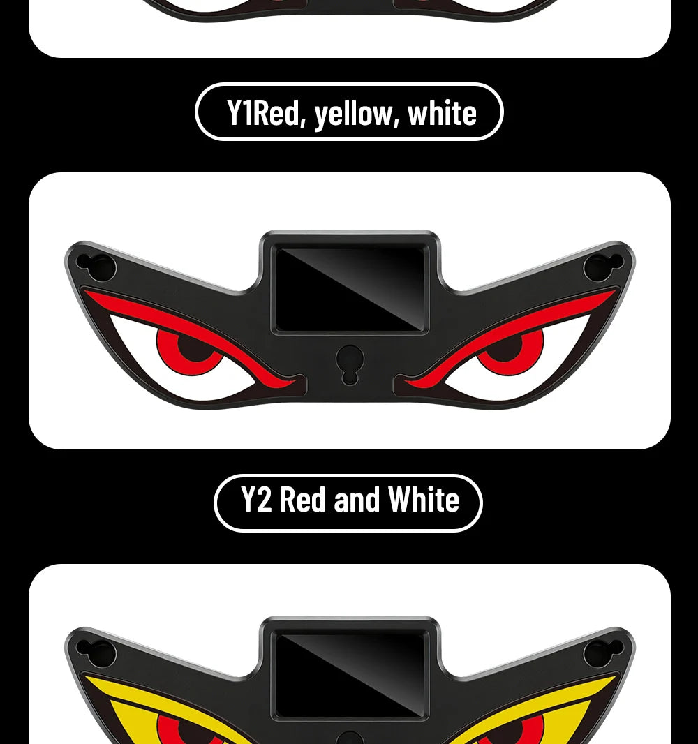 Monster Eye Antenna Flash Light Solar Car Decoration Demon Light Universal Roof Anti-Rear-End Demon Eye Modification