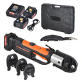VEVOR Press Tool Kit Electric Pipe Crimping Tool with M15 M22 M28 Jaws with 4.0Ah Battery Pipe Crimping Tools Carrying Case