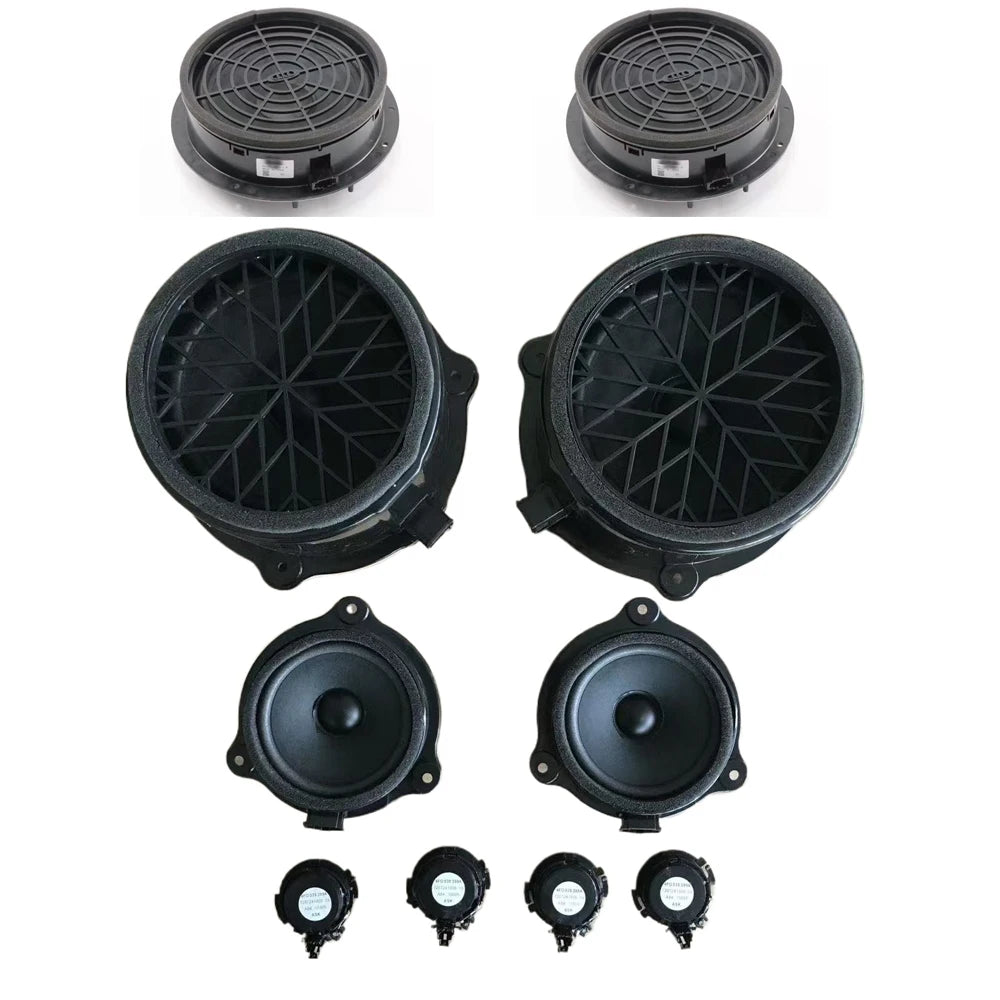 Front Door Midrange Speaker For Audi A6 A5 A4L A6L 2005-2011 Car Audio Upgrade Subwoofer and tweeter Stereo Sound Full suit
