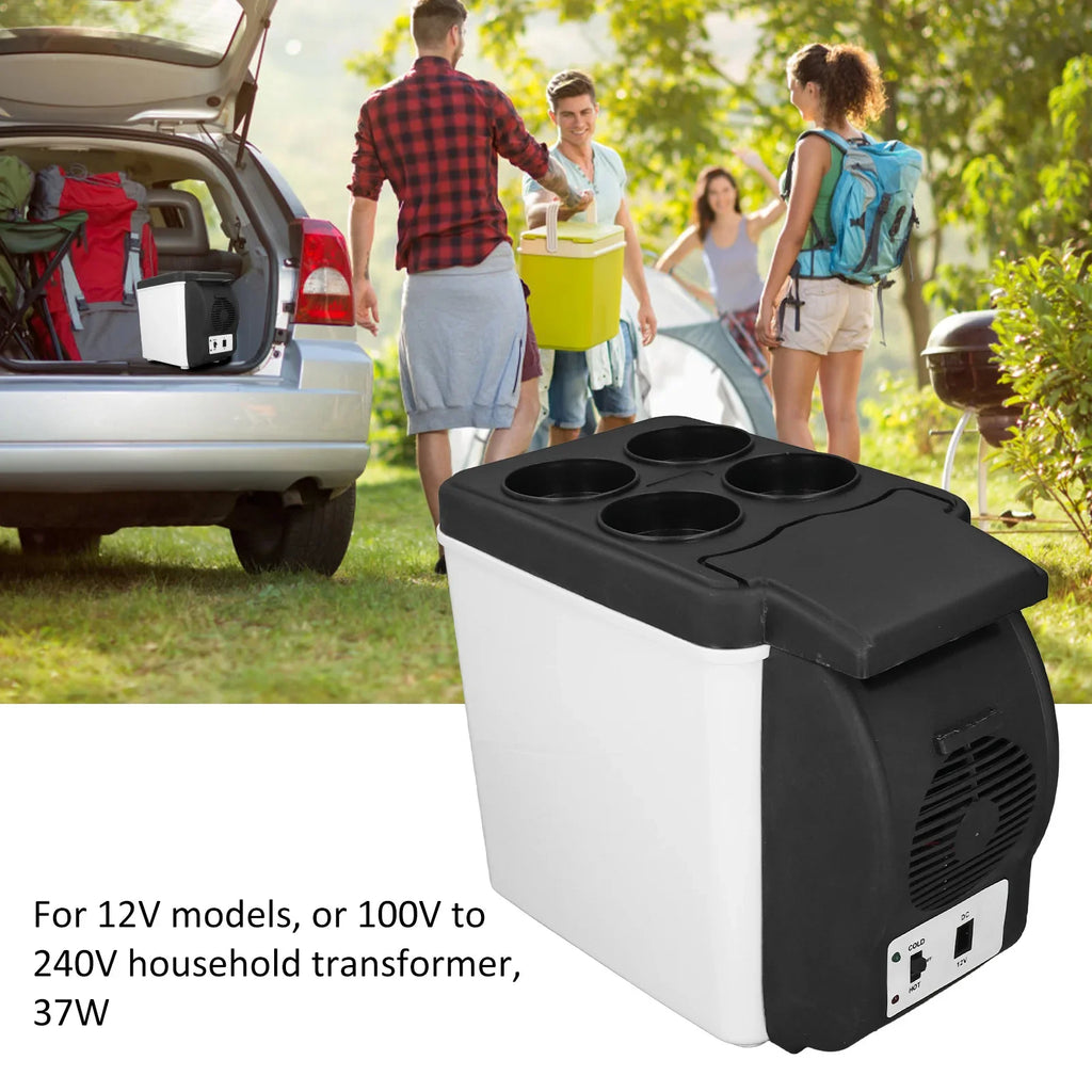 Mini-réfrigérateur de voiture électrique 12V portable 6L, glacière de refroidissement et de chauffage, appareils électriques de camping Amagi