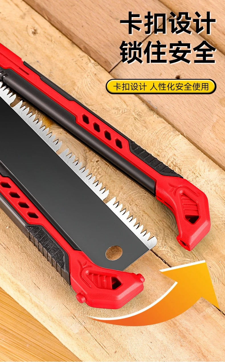 SK5 steel double-sided hand saw Ultra-sharp garden fruit tree pruning hand saw portable mini woodworking dedicated one-handed