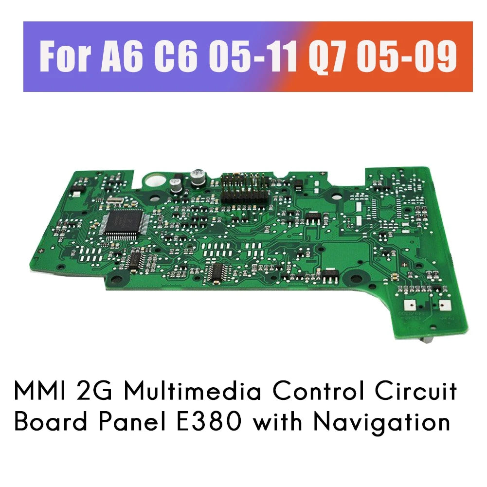 4L0919610 4F1919611 for -Audi A6 05-11 Q7 05-09 MMI 2G Multimedia Control Circuit Board Panel E380 with Navigation