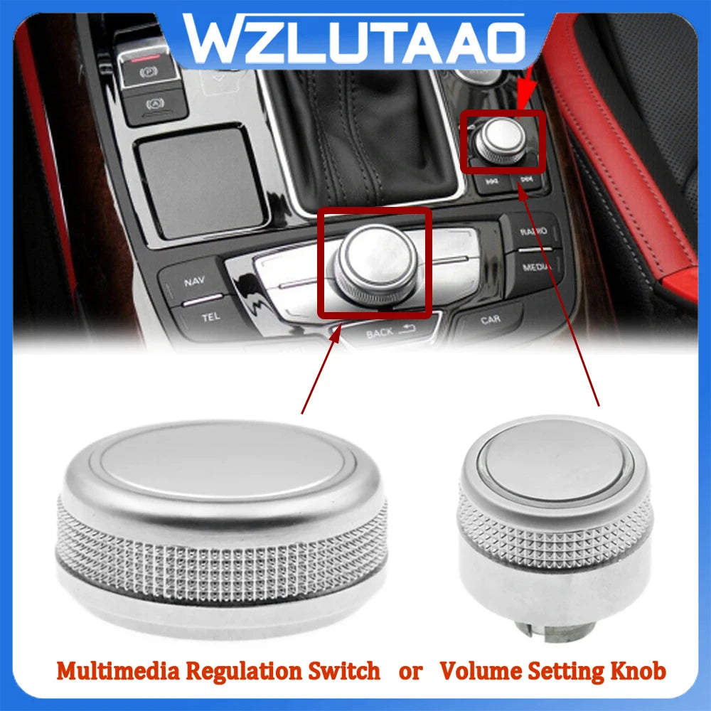 4G0919069 4G0919070 Bouton de réglage du volume de l'interrupteur de régulation multimédia MMI pour Audi A6 A7 S6 S7 2011-2018 4G0 919 069 4G0 919 070