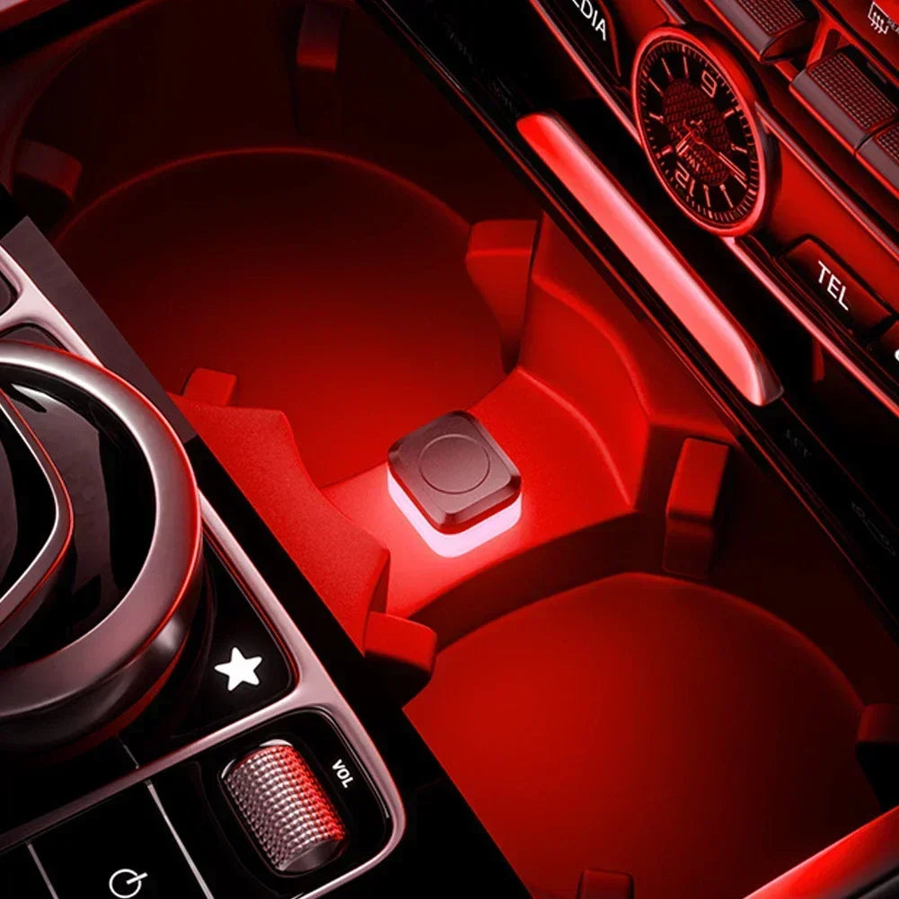 1/2PCS Mini USB Car LED Light Auto LED Interior Lighting DC 5V USB LED Atmosphere Light Laptop Keyboard Light Decoration Night