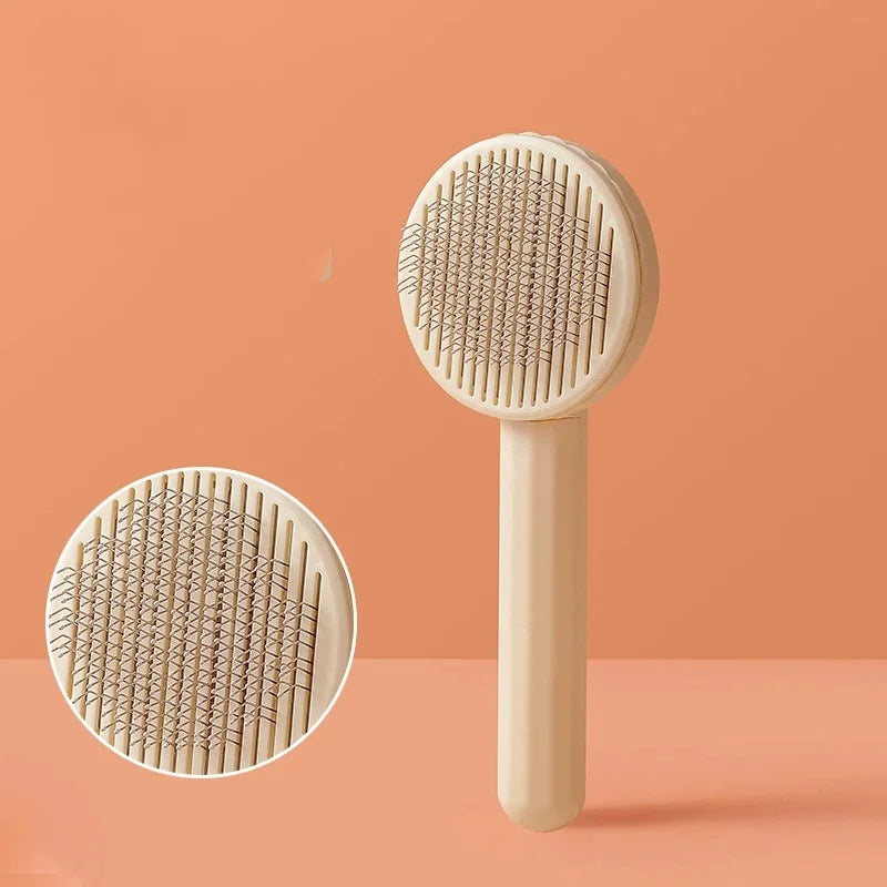 Dog Comb Pet Hair Removal Brush Cats and Dogs Special Comb Beauty Massage Self-cleaning Needle Comb Pet Supplies
