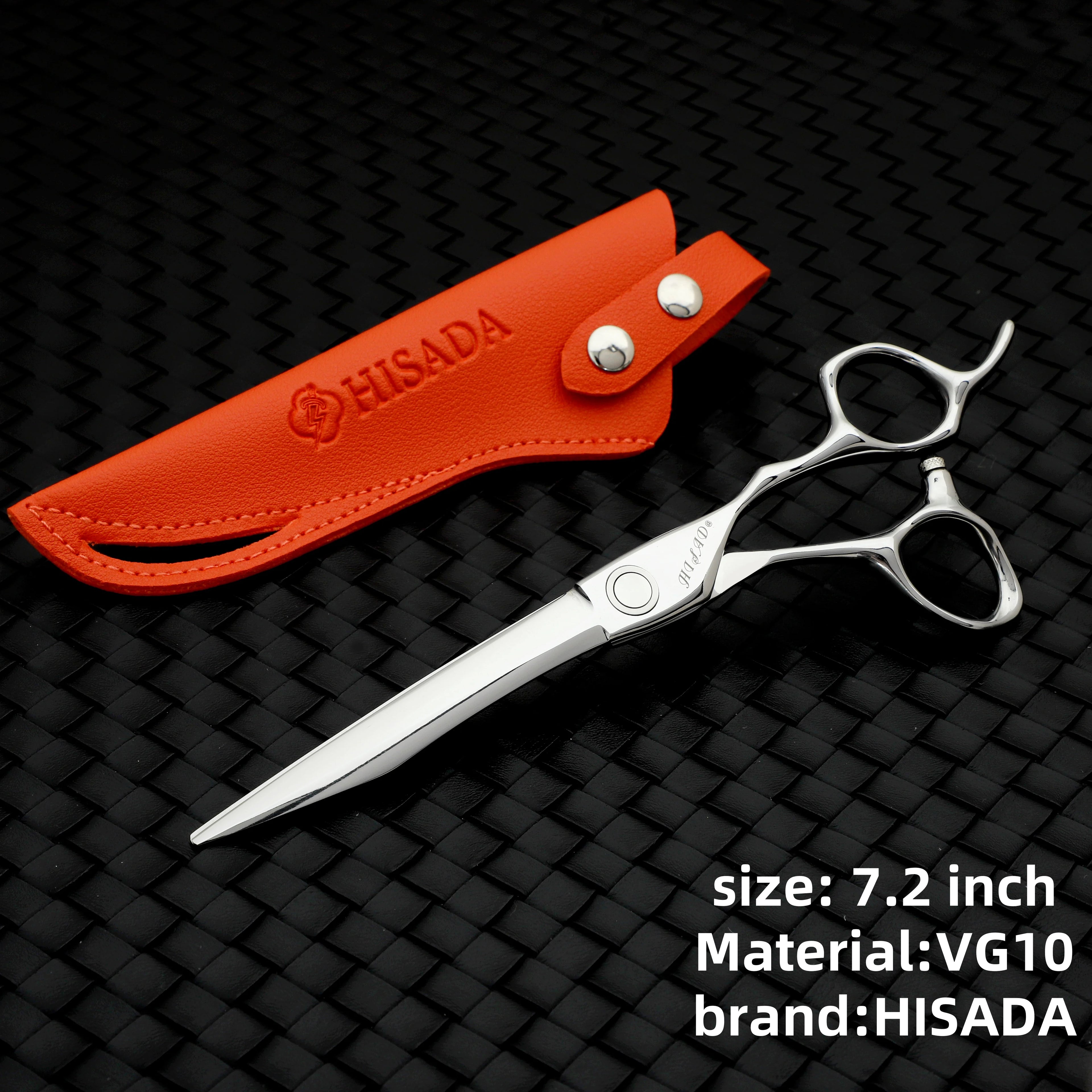 HISADA Hairdressing Scissors Professional Barber Scissors 6.0 Inch Scissors VG10 Material Professional Barber Scissors