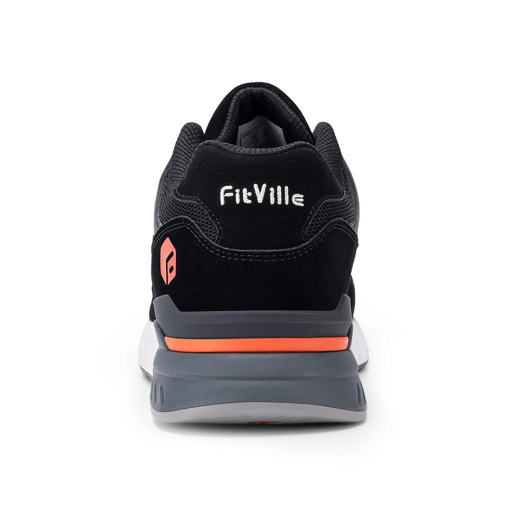 FitVille Extra Wide Women's Walking Shoes Wide Width lightweight Sneakers for Flat Foot Plantar Fasciitis Heel Pain Relief