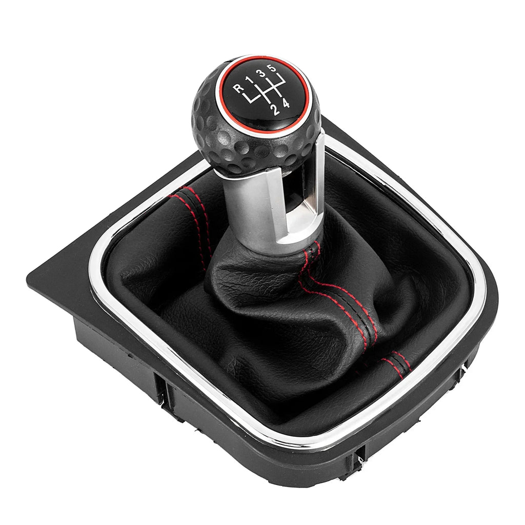 Pommeau de levier de vitesse pour VW Golf 5 MK5 R32 GTD GTI Golf 6 MK6 R20 2004-2013, levier de vitesse de voiture avec soufflet et couvercle de démarrage