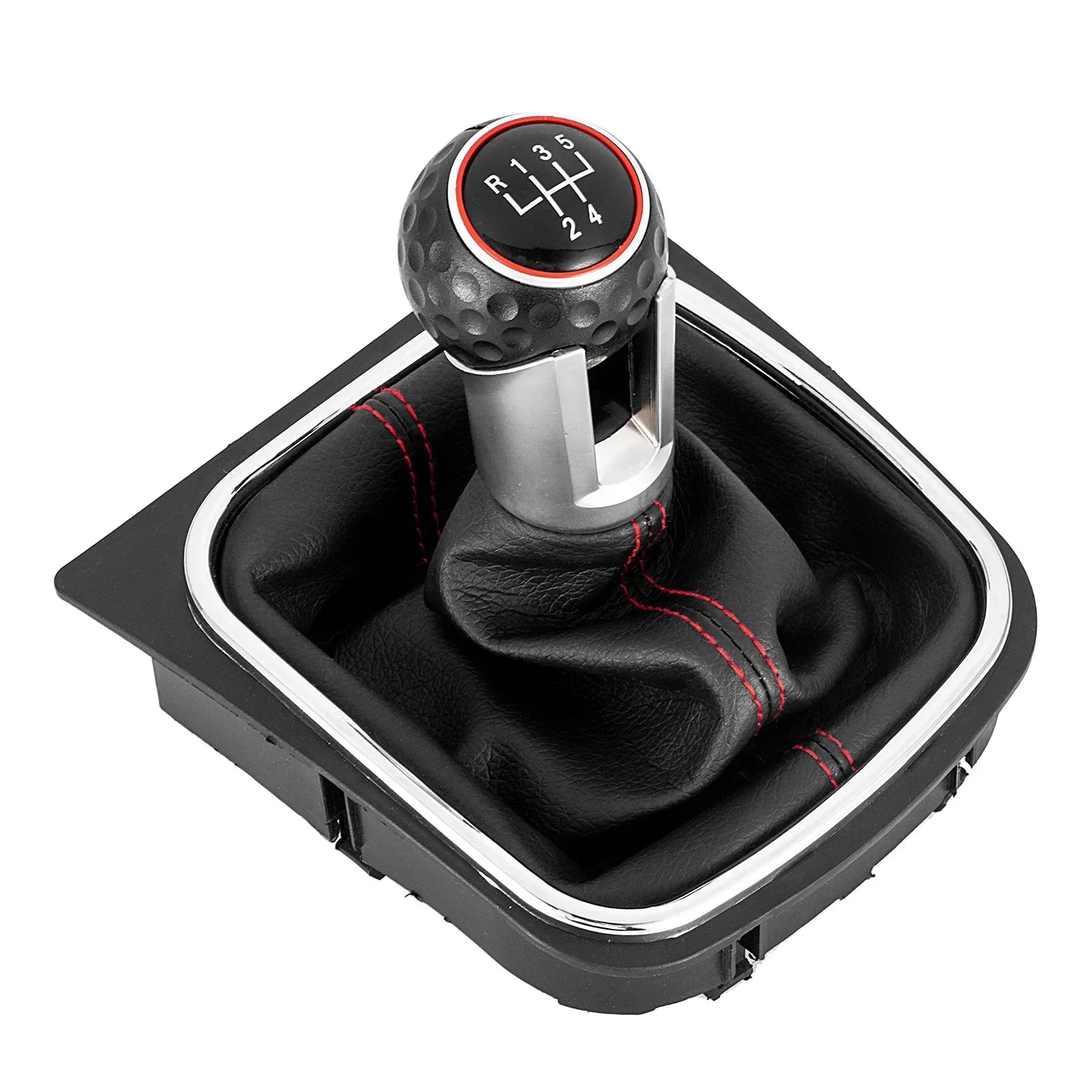 Pommeau de levier de vitesse pour VW Golf 5 MK5 R32 GTD GTI Golf 6 MK6 R20 2004-2013, levier de vitesse de voiture avec soufflet et couvercle de démarrage
