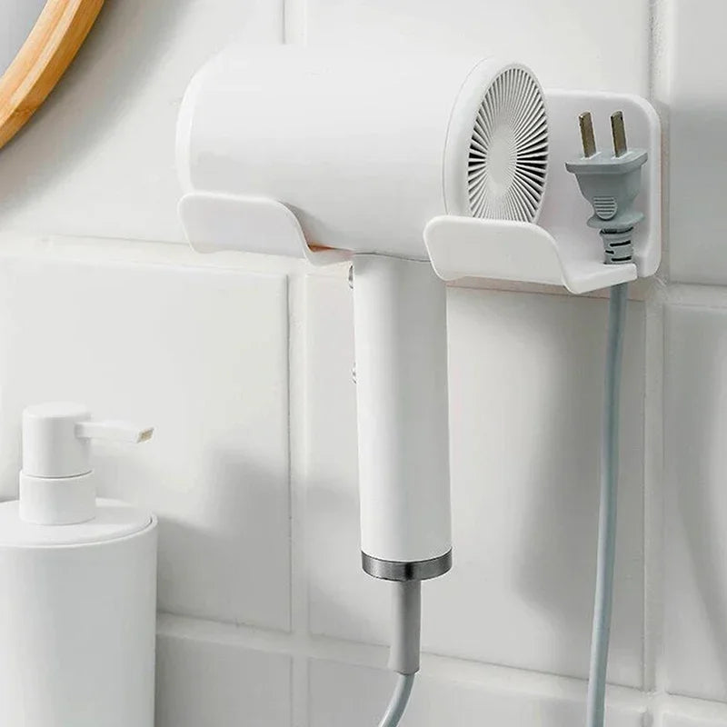 Support mural pour sèche-cheveux, berceau pour sèche-cheveux, support pour lisseur, boîte de rangement pour sèche-cheveux, étagère de support pour souffleur de toilettes, accessoires de salle de bain