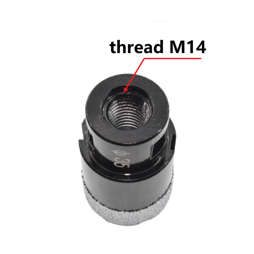 1pc Dry Diamond Porcelain Drilling Core Bits Ceramic Tile Hole Saw Cutter Granite Marble Drill Bits with M14 Thread Opener