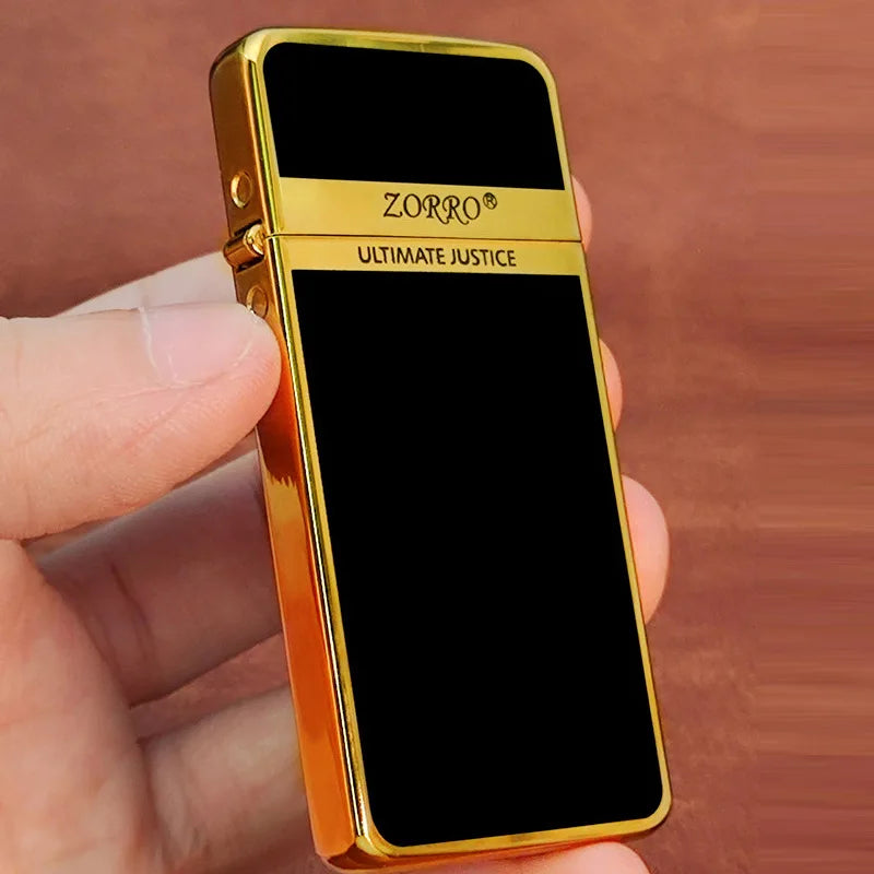 Zorro Ultra-thin Gold Chrome Lighter