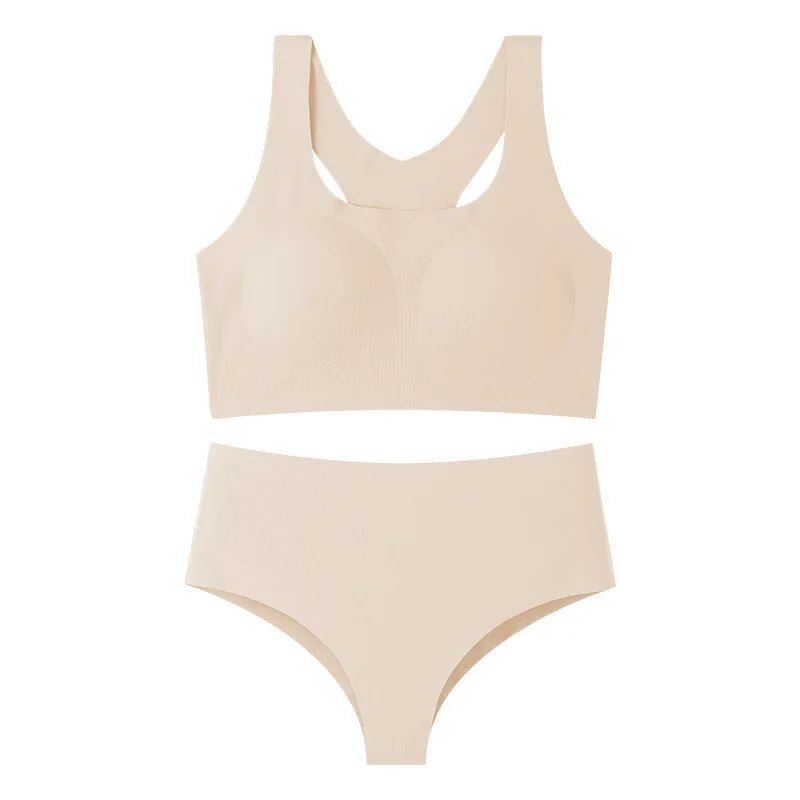 Women's Seamless Bra and Panty Set Racerback Smooth Everyday Lingerie 2026