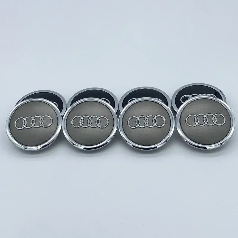 4P 60mm 61mm 68mm 69mm Car Styling Wheel Center Cap Hub Covers Badge 4B0601170 For Audi A3 A4 A5 A6 A7 A8 S4 S6 Car Accessories