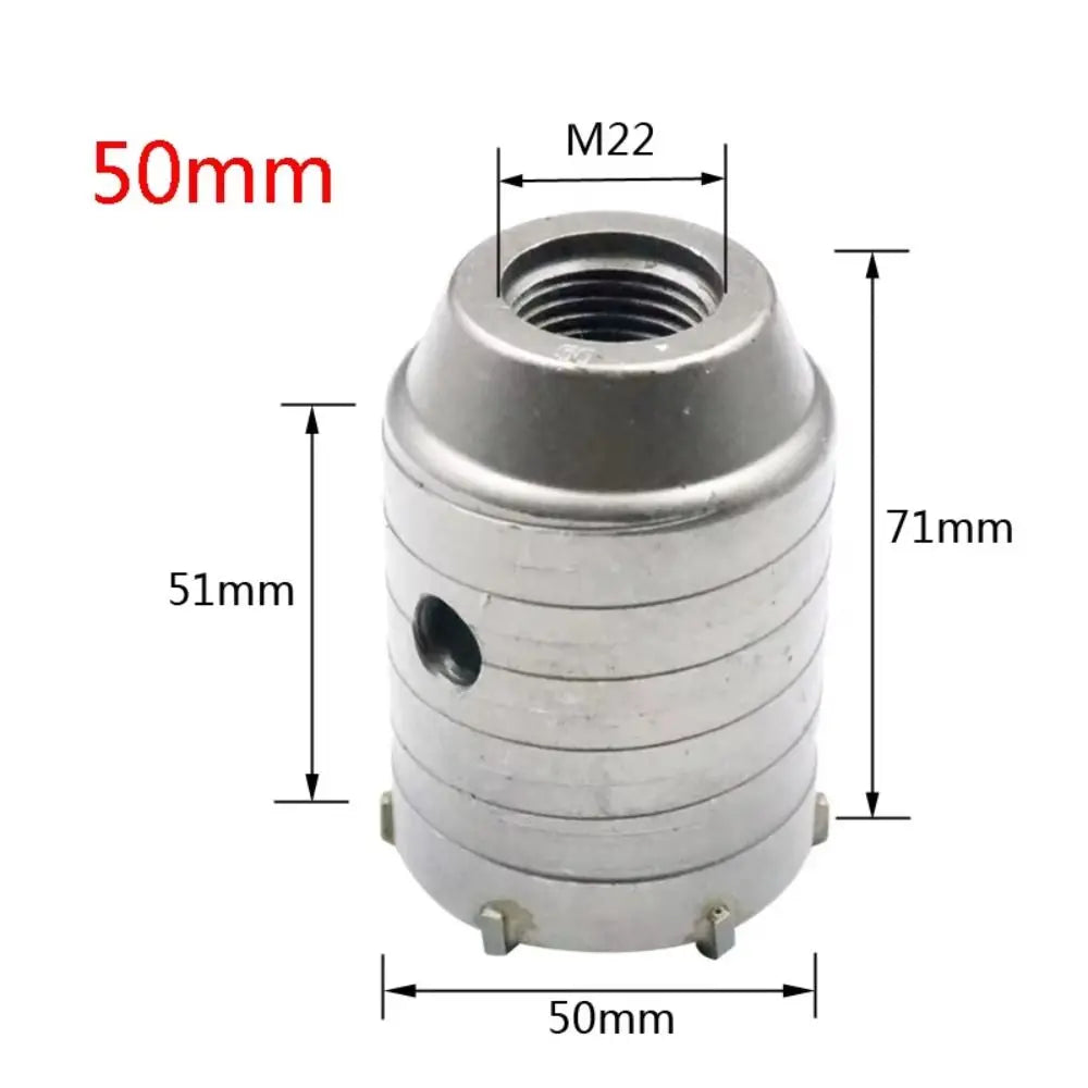 40mm-60mm Concrete Hole Saw Round Shaft Metal Cutting Masonry Construction Tool Heavy Duty High Strength