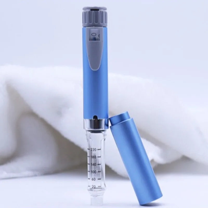 Magic Pen Wrinkle Smoothing Beauty Device, Insulin Cartridge Bottle Consumables, Reusable Injection Pen for Beauty Salon