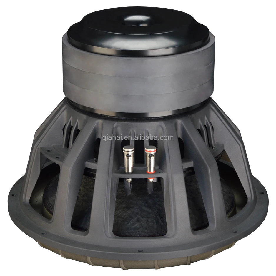 Subwoofer de voiture 15 pouces 2500W RMS Double bobine mobile 3 aimants Cône papier robuste Subwoofers 15 pouces pour audio de voiture 15100-058