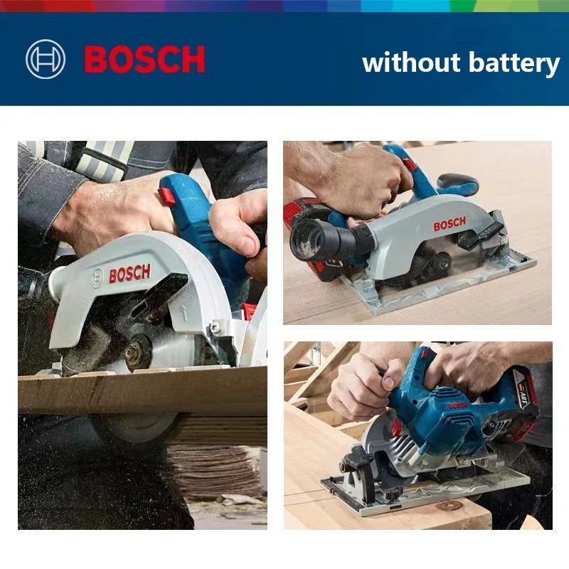 Bosch GKS 185-LI 18V Brushless Cordless Electric Circular Saw 165mm Blade Cutting Machine Woodworking Professional Power Tool