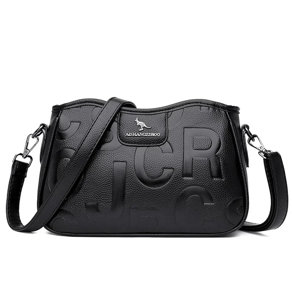 Sacs à bandoulière tendance pour femmes, sacs à main de créateurs, sacs à bandoulière en cuir souple de haute qualité pour femmes