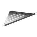 Étagère d'angle de salle de bain non perforée, murale, sans perçage, support de rangement triangulaire pour douche en acier au carbone