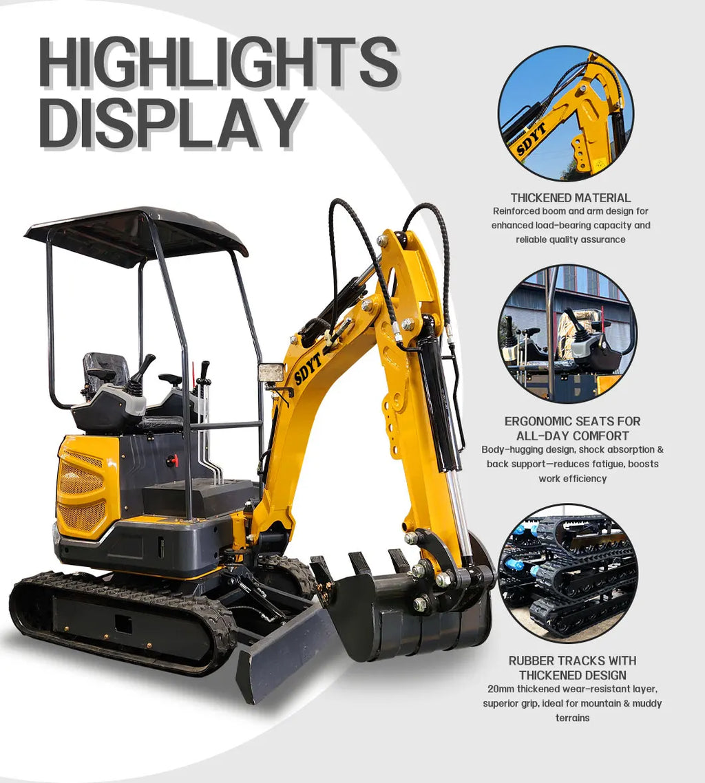 2026 Fast Delivery Mini Excavator Compact Design Eu Compliant For Landscaping Customized For Sale