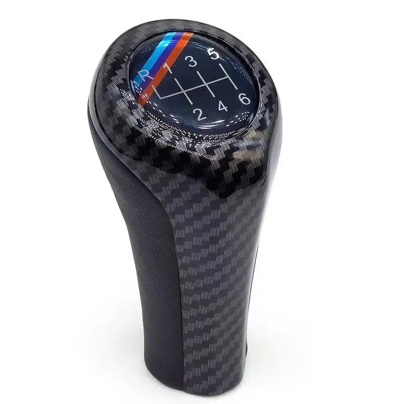 Carbon Leather Gear Shift Knob for BMW 1 3 5 6 Series M3 M4 M5 X5 X6 E30 E32 E34 E36 E38 E39 E46 E53 E60 E83 E84 E87 E90 E91 E92