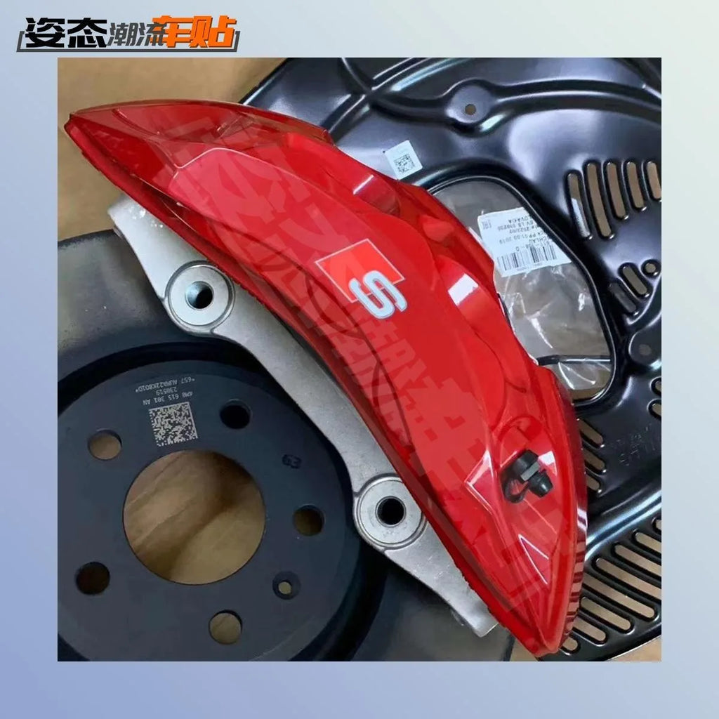 6PCS High Temperature Resistant Brake Modification Sticker For Audi S3 S4 S5 S6 S7 S8 S RS A3 A4 B8 8P 8V A6 C7 A5 Q5 B7 B6