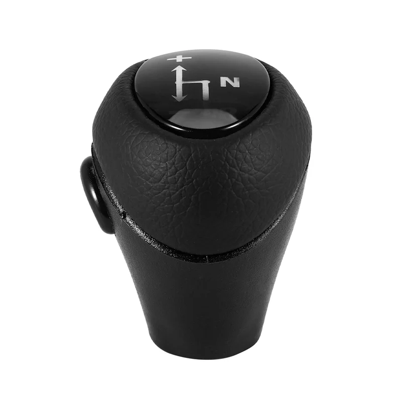 A09E-Auto Parts Leather Automatic Gear Shift Knob Lever Shifter For Mercedes Benz Smart Fortwo Roadster 450 451 Brabus Fortwo