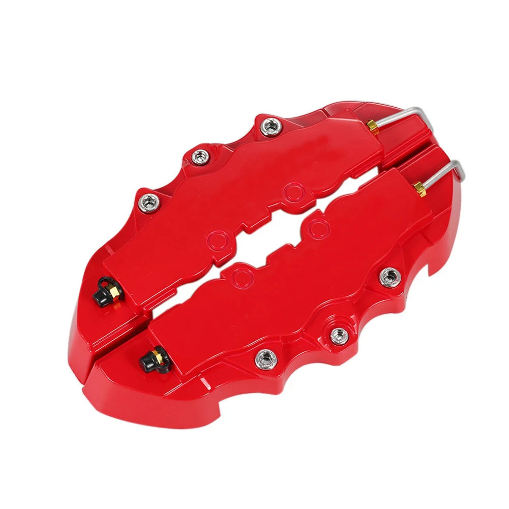 2pcs Car Tire Wheel Hub Disc Brake Caliper Cover Car Disc Brake Caliper Covers Modification for 14-18inch Front Rear Wheel Hub
