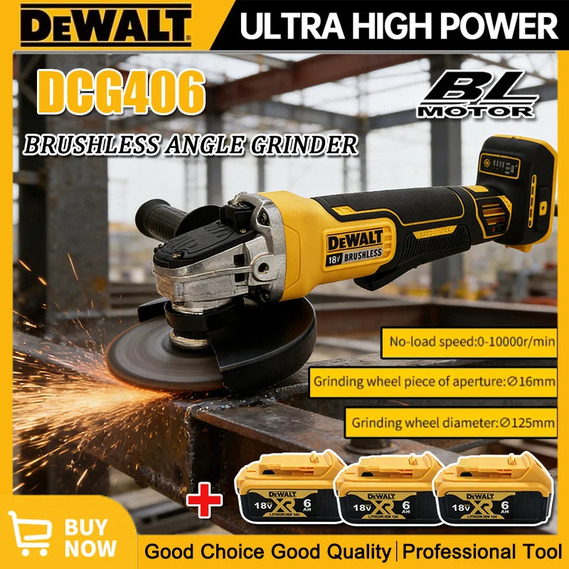 DEWALT Cordless Brushless Angle Grinder Cutter Electric Wrench Polisher Vacuum Jigsaw Multifunctional Power Tools