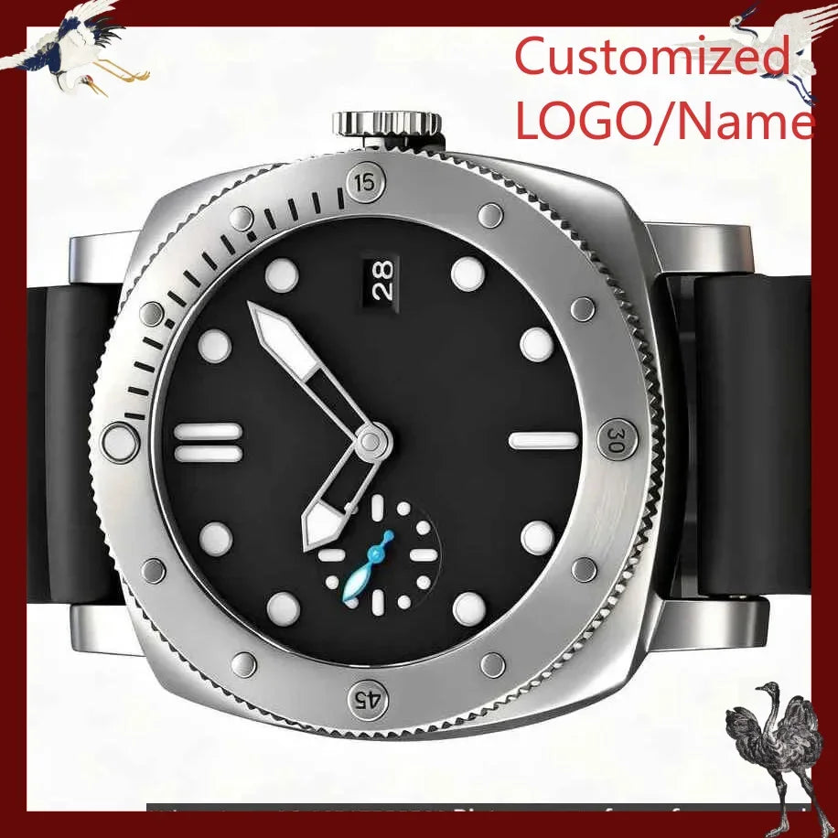 A182 Store Customized Watches 46mm Men's Watch with 904L Automatic Mechanical Movement