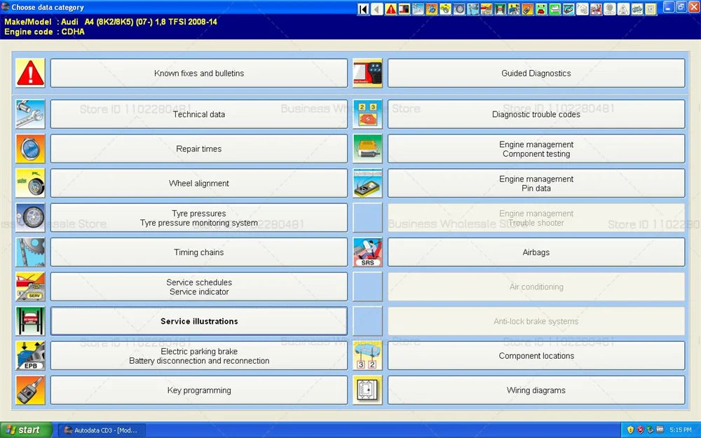 Diagnostic Tools Software 2024 Hot Sale Auto Data 3.45 Data Atris Stakis 2018.01V Multi-Languages CD USB car