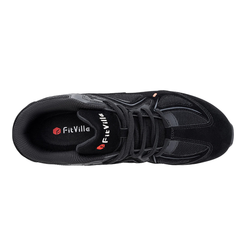 FitVille Extra Wide Women's Walking Shoes Wide Width lightweight Sneakers for Flat Foot Plantar Fasciitis Heel Pain Relief