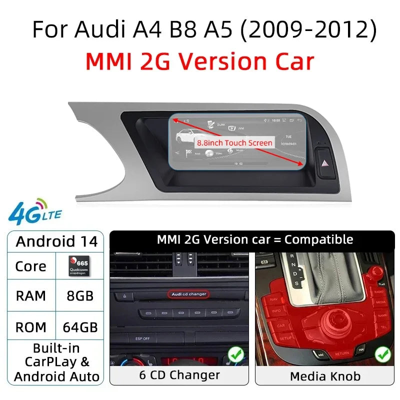 CarPlay for Audi A4 B8 A5