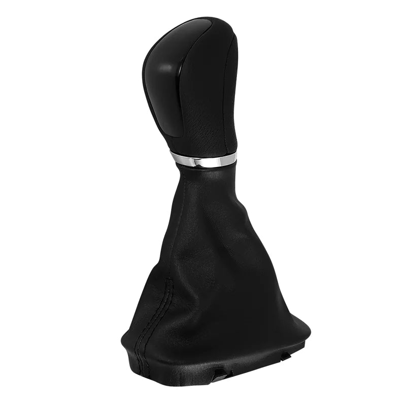 Black Automatic Gear Shift Knob With Gaitor Boot For Mercedes Benz W203 W204 Auto Accessories