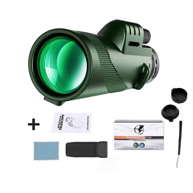 80x100 Portable Zoom Telescope