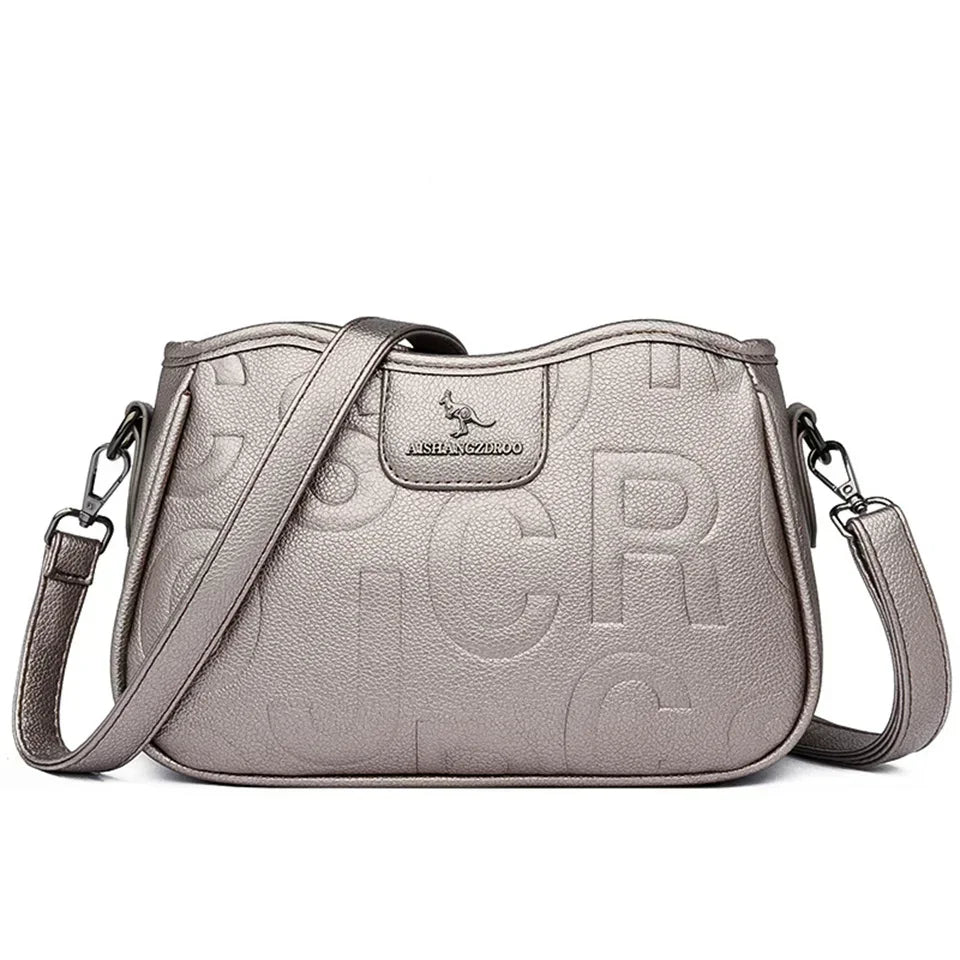 Fashion Crossbody Bags for Women Designer Ladies Purses and Handbags High-quality Soft Leather Women Shoulder Messenger Bags Sac