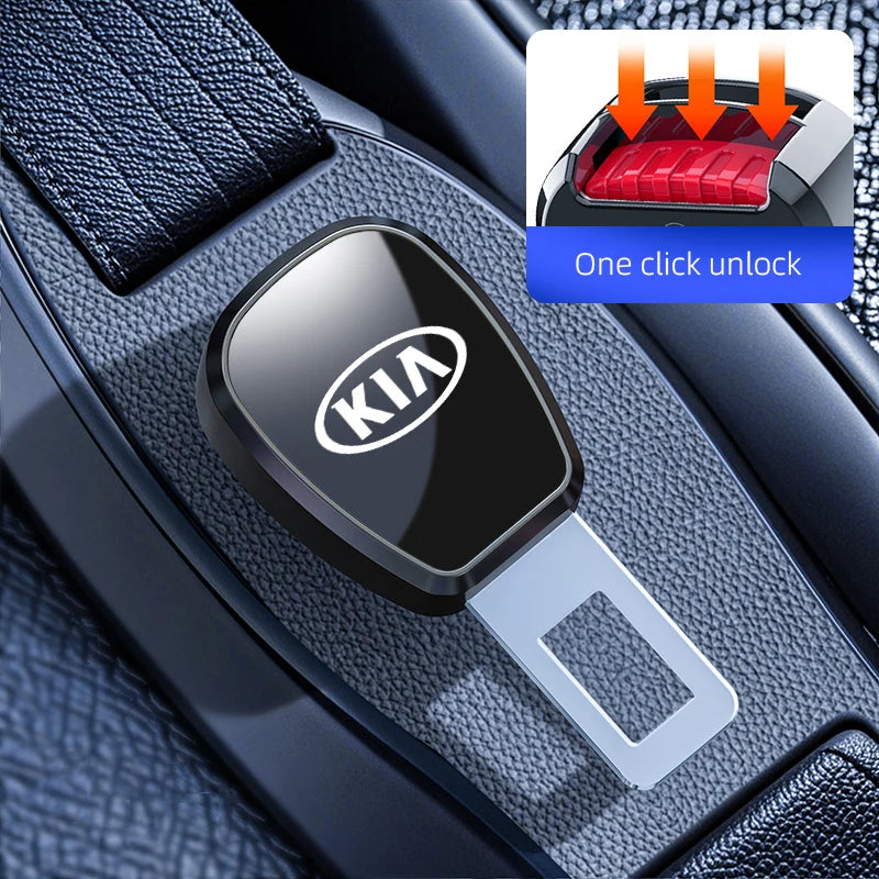 Car Seat Belt Clip Extension Plug Car Safety Seat Lock Buckle For Kia Sportage Morning Ceed Picanto Rio ProCeed KN