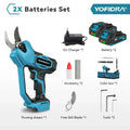 YOFIDRA 60mm AI Gears Control Brushless Electric Pruner Cordless Tree Bonsai Pruning Electric Scissors For Makita 21V Battery