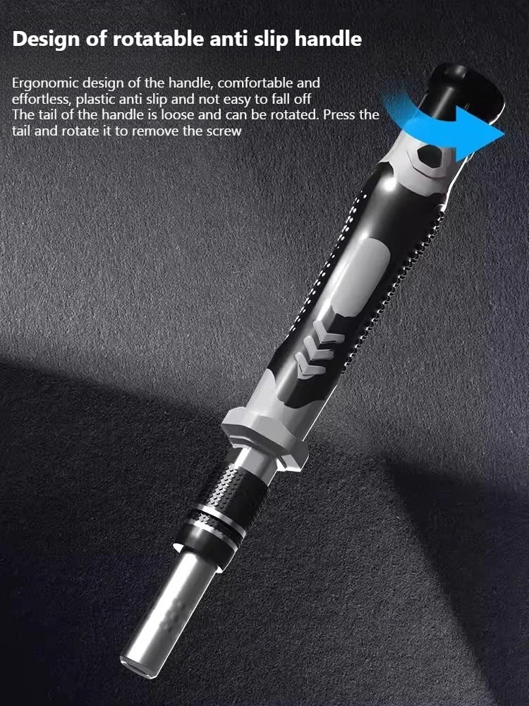 115-In-1 screwdriver set, strong magnetic and high hardness plum blossom disassembly machine, precision batch maintenance tool