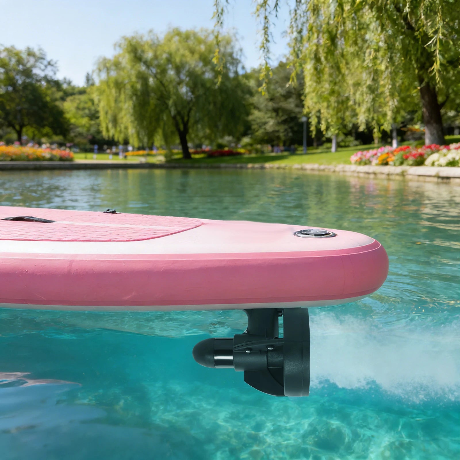 12V 288W Black Sup Underwater Electric Thruster Stand Up Paddle Board Motor Underwater Thruster For Paddleboards Surfboards Etc