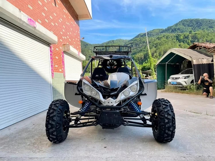 Fuel Adults 500cc Buggy 4x4 Off-road Go Kart Pedal Go Kart All-Terrain UTV Beach Drifting Bike for Sand Outdoor Adventures